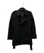 BURBERRY BLACK LABELバーバリーブラックレーベル）の古着「ライナー付トレンチコート」｜ブラック