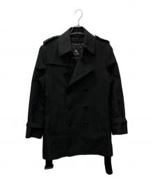 BURBERRY BLACK LABEL（バーバリーブラックレーベル）の古着「ライナー付トレンチコート」｜ブラック