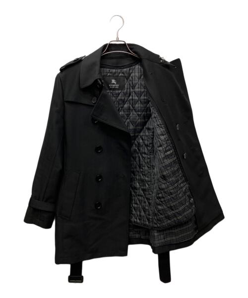 BURBERRY BLACK LABEL（バーバリーブラックレーベル）BURBERRY BLACK LABEL (バーバリーブラックレーベル) ライナー付トレンチコート ブラック サイズ:Sの古着・服飾アイテム