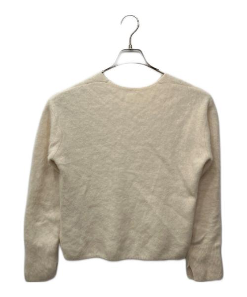 DES PRES（デ プレ）DES PRES (デ プレ) フォックスカシミヤ Vネックプルオーバー アイボリー サイズ:FREEの古着・服飾アイテム