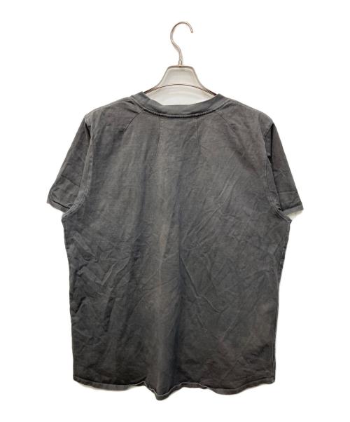 JUN NAKAYAMA（ジュンナカヤマ）JUN NAKAYAMA (ジュンナカヤマ) ウォッシュ加工プリントTシャツ グレー サイズ:Lの古着・服飾アイテム