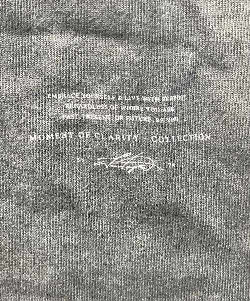 JUN NAKAYAMA（ジュンナカヤマ）JUN NAKAYAMA (ジュンナカヤマ) ウォッシュ加工プリントTシャツ グレー サイズ:Lの古着・服飾アイテム