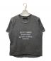 JUN NAKAYAMA（ジュンナカヤマ）の古着「ウォッシュ加工プリントTシャツ」｜グレー