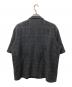 SASQUATCHfabrix. (サスクワッチファブリックス) KNIT LACE OPEN COLLAR H/S SHIRT/ニットレースオープンカラーハーフスリーブシャツ ブラック サイズ:L：9000円
