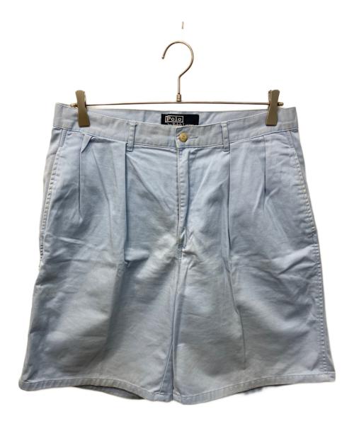 POLO RALPH LAUREN（ポロ・ラルフローレン）POLO RALPH LAUREN (ポロ・ラルフローレン) ポロチノハーフパンツ スカイブルー サイズ:Mの古着・服飾アイテム