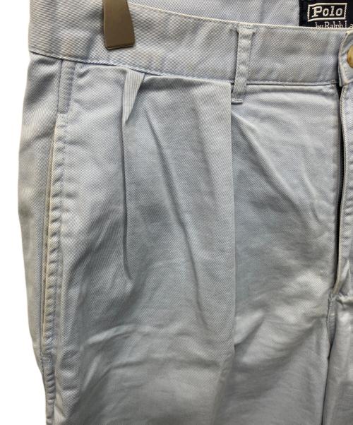 POLO RALPH LAUREN（ポロ・ラルフローレン）POLO RALPH LAUREN (ポロ・ラルフローレン) ポロチノハーフパンツ スカイブルー サイズ:Mの古着・服飾アイテム