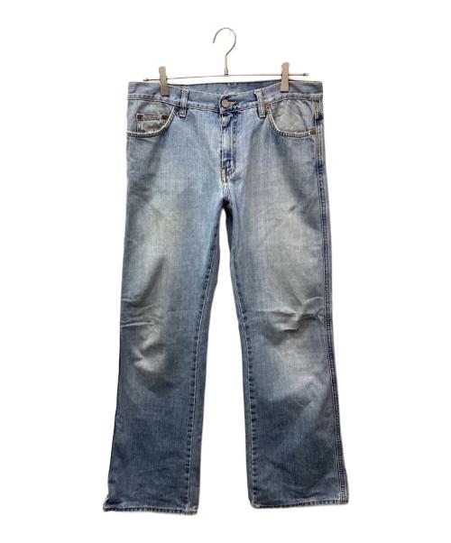 Calvin Klein Jeans（カルバンクラインジーンズ）Calvin Klein Jeans (カルバンクラインジーンズ) フレアデニムパンツ インディゴ サイズ:採寸参照の古着・服飾アイテム