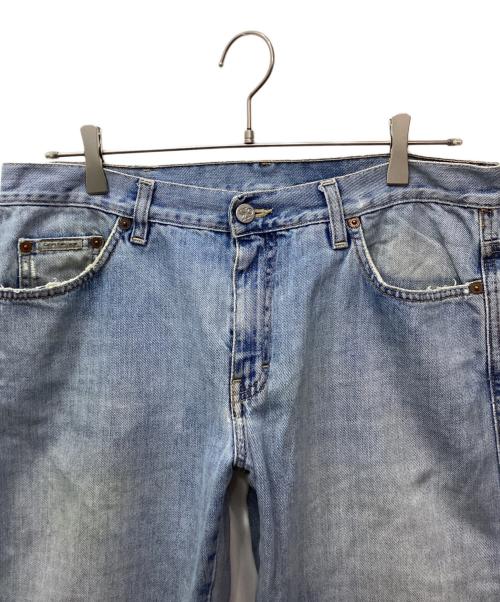 Calvin Klein Jeans（カルバンクラインジーンズ）Calvin Klein Jeans (カルバンクラインジーンズ) フレアデニムパンツ インディゴ サイズ:採寸参照の古着・服飾アイテム