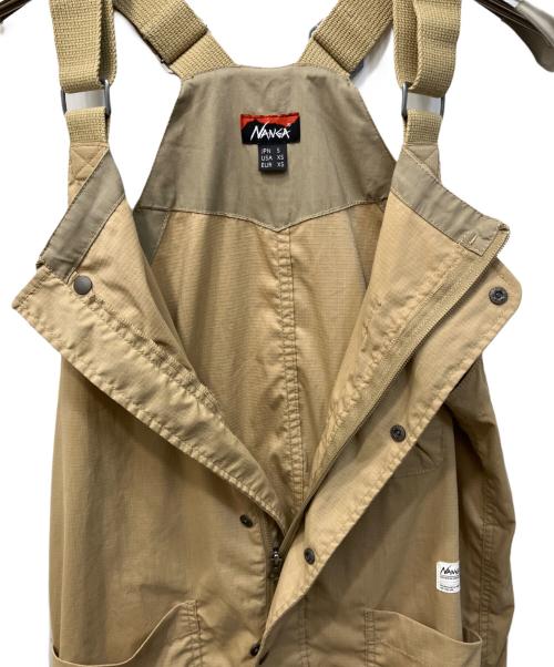 NANGA（ナンガ）NANGA (ナンガ) タキビ リップストップ フィールドオーバーオール ブラウン サイズ:Sの古着・服飾アイテム