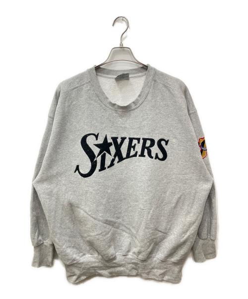 Majestic（マジェスティック）Majestic (マジェスティック) 90's ワッペンスウェット グレー サイズ:XLの古着・服飾アイテム