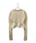 Andequal (アンドコール) gold button puff sleeve knit/ゴールドボタンパフスリーブニット ベージュ サイズ:FREE：6000円