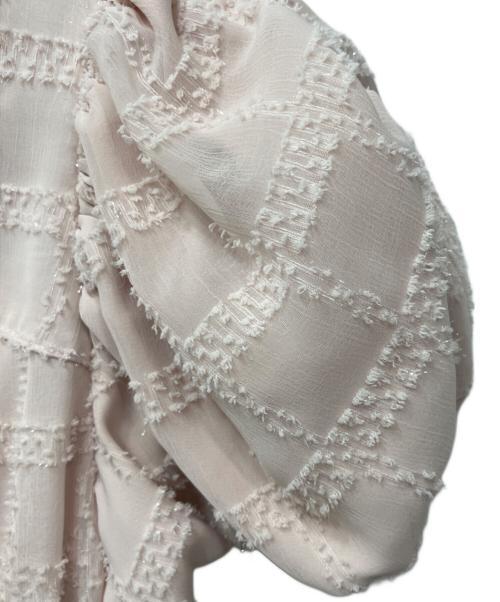 Rose Muse（ロゼミューズ）Rose Muse (ロゼミューズ) jacquard check dress ピンク サイズ:FREEの古着・服飾アイテム