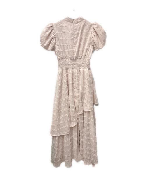 Rose Muse（ロゼミューズ）Rose Muse (ロゼミューズ) jacquard check dress ピンク サイズ:FREEの古着・服飾アイテム