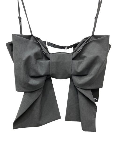 SORIN（ソリン）SORIN (ソリン) Big Ribbon Bustier/ビッグリボンビスチェ グレー サイズ:38 未使用品の古着・服飾アイテム