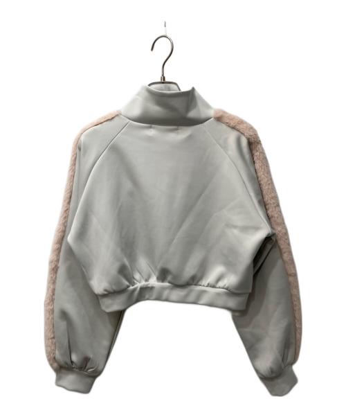Rose Muse（ロゼミューズ）Rose Muse (ロゼミューズ) エコファートラックジャケット グレー サイズ:FREEの古着・服飾アイテム