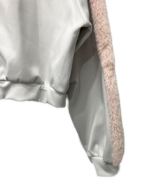 Rose Muse（ロゼミューズ）Rose Muse (ロゼミューズ) エコファートラックジャケット グレー サイズ:FREEの古着・服飾アイテム