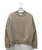 AMI Alexandre Mattiussiアミアレクサンドルマテュッシ）の古着「FADE OUT SWEATSHIRT/フェードアウト スウェットシャツ」｜オリーブ