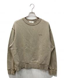 AMI Alexandre Mattiussi（アミアレクサンドルマテュッシ）の古着「FADE OUT SWEATSHIRT/フェードアウト スウェットシャツ」｜オリーブ