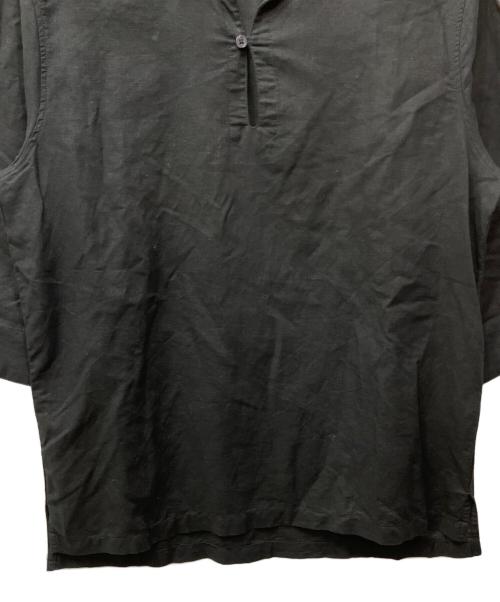 LANVIN en Bleu（ランバンオンブルー）LANVIN en Bleu (ランバンオンブルー) カプリシャツ ブラック サイズ:48の古着・服飾アイテム