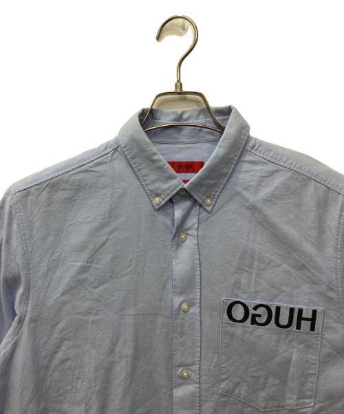 HUGO BOSS（ヒューゴ ボス）HUGO BOSS (ヒューゴ ボス) ボタンダウンシャツ スカイブルー サイズ:Sの古着・服飾アイテム