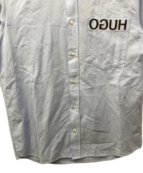 HUGO BOSS（ヒューゴ ボス）HUGO BOSS (ヒューゴ ボス) ボタンダウンシャツ スカイブルー サイズ:Sの古着・服飾アイテム