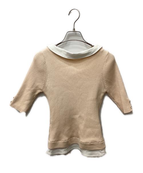ANDMARY（アンドマリー）ANDMARY (アンドマリー) Mily girls set up / セットアップニット ベージュ サイズ:FREEの古着・服飾アイテム