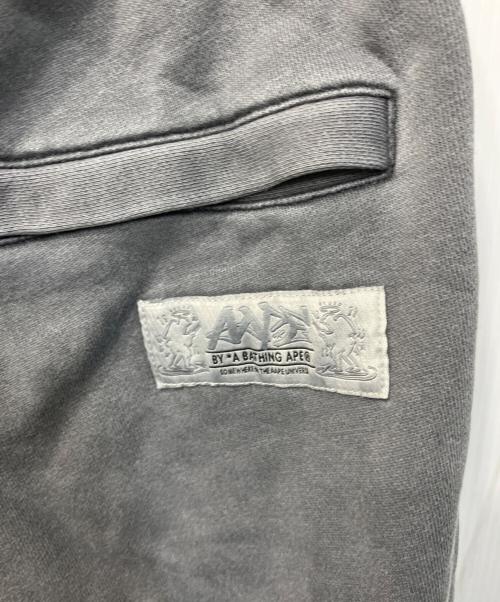 Aape BY A BATHING APE（エーエイプ バイ アベイシングエイプ）AAPE BY A BATHING APE (エーエイプ バイ アベイシングエイプ) Moonface sweat shorts / ムーンフェイススウェットハーフパンツ グレー サイズ:Sの古着・服飾アイテム