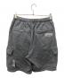 AAPE BY A BATHING APE (エーエイプ バイ アベイシングエイプ) Moonface sweat shorts / ムーンフェイススウェットハーフパンツ グレー サイズ:S：8000円