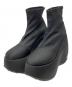 YELLO（イエロ）の古着「TOKYO BLACK PLATFORM SHORT BOOTS / プラットフォームショートブーツ」｜ブラック