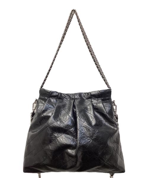 CHARLES & KEITH（チャールズアンドキース）CHARLES & KEITH (チャールズアンドキース) Dup キルトチェーン2wayショルダーバッグ ブラックの古着・服飾アイテム