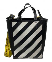 OFFWHITE（オフホワイト）の古着「DIAG TOTE / 2wayトートバッグ」｜ホワイト×ブラック