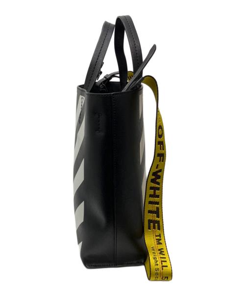 OFFWHITE（オフホワイト）OFFWHITE (オフホワイト) DIAG TOTE / 2wayトートバッグ ホワイト×ブラックの古着・服飾アイテム