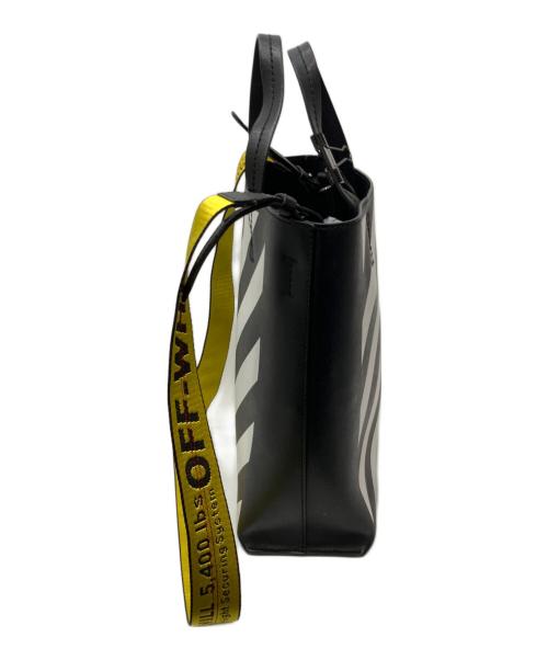 OFFWHITE（オフホワイト）OFFWHITE (オフホワイト) DIAG TOTE / 2wayトートバッグ ホワイト×ブラックの古着・服飾アイテム