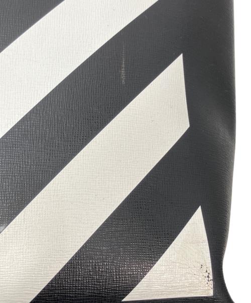 OFFWHITE（オフホワイト）OFFWHITE (オフホワイト) DIAG TOTE / 2wayトートバッグ ホワイト×ブラックの古着・服飾アイテム