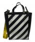 OFFWHITE（オフホワイト）の古着「DIAG TOTE / 2wayトートバッグ」｜ホワイト×ブラック