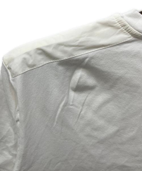 PRADA（プラダ）PRADA (プラダ) ラバーロゴポケットTシャツ ホワイト サイズ:XLの古着・服飾アイテム