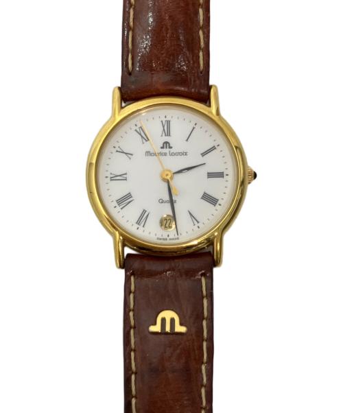 MAURICE LACROIX（モーリス・ラクロア）MAURICE LACROIX (モーリス・ラクロア) リストウォッチ ホワイトの古着・服飾アイテム