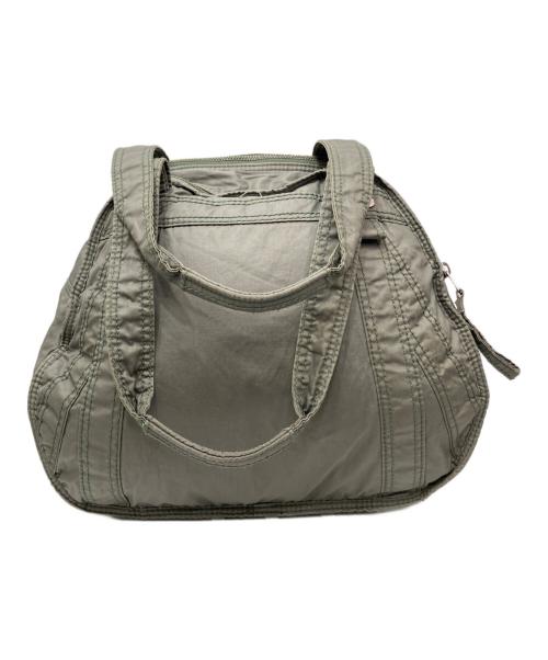 DIESEL（ディーゼル）DIESEL (ディーゼル) メタルロゴトートバッグ オリーブの古着・服飾アイテム
