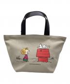 FURLA×PEANUTSフルラ×ピーナッツ）の古着「トートバッグ」｜アイボリー