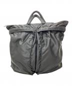 PORTERポーター）の古着「HELMET BAG(L) / 2way ヘルメットバッグ」｜ブラック