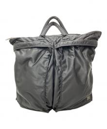 PORTER（ポーター）の古着「HELMET BAG(L) / 2way ヘルメットバッグ」｜ブラック