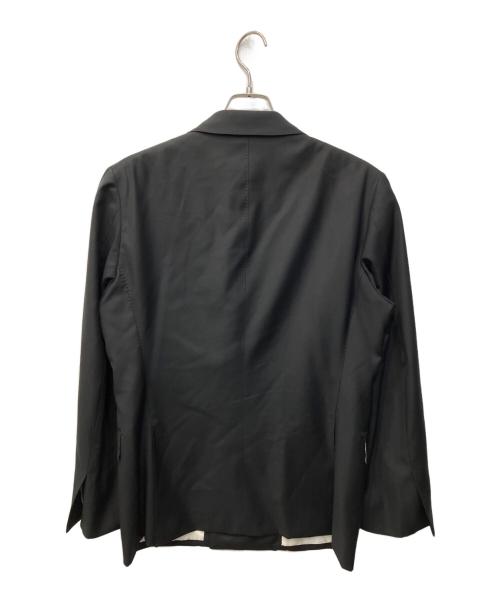 BARNEYS NEWYORK（バーニーズ・ニューヨーク）BARNEYS NEWYORK (バーニーズ・ニューヨーク) VITALE BARBERIS CANONICO (ヴィターレ バルベリス カノニコ) SUPER110’Sセットアップスーツ ブラック サイズ:48の古着・服飾アイテム