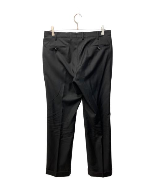 BARNEYS NEWYORK（バーニーズ・ニューヨーク）BARNEYS NEWYORK (バーニーズ・ニューヨーク) VITALE BARBERIS CANONICO (ヴィターレ バルベリス カノニコ) SUPER110’Sセットアップスーツ ブラック サイズ:48の古着・服飾アイテム