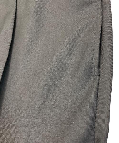 BARNEYS NEWYORK（バーニーズ・ニューヨーク）BARNEYS NEWYORK (バーニーズ・ニューヨーク) VITALE BARBERIS CANONICO (ヴィターレ バルベリス カノニコ) SUPER110’Sセットアップスーツ ブラック サイズ:48の古着・服飾アイテム