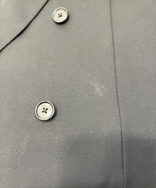 BARNEYS NEWYORK（バーニーズ・ニューヨーク）BARNEYS NEWYORK (バーニーズ・ニューヨーク) VITALE BARBERIS CANONICO (ヴィターレ バルベリス カノニコ) SUPER110’Sセットアップスーツ ブラック サイズ:48の古着・服飾アイテム