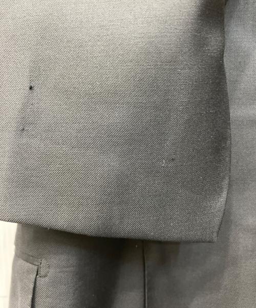 BARNEYS NEWYORK（バーニーズ・ニューヨーク）BARNEYS NEWYORK (バーニーズ・ニューヨーク) VITALE BARBERIS CANONICO (ヴィターレ バルベリス カノニコ) SUPER110’Sセットアップスーツ ブラック サイズ:48の古着・服飾アイテム