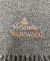 Vivienne Westwood (ヴィヴィアンウエストウッド) オーブ刺繍フリンジマフラー グレー：6000円