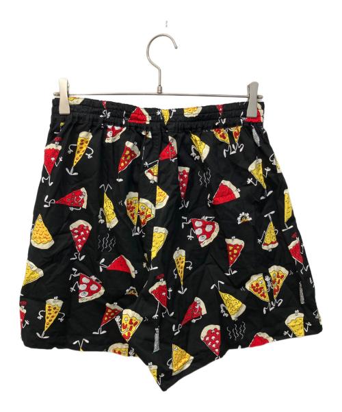 eYe COMME des GARCONS JUNYAWATANABE MAN（アイ コム デ ギャルソン ジュンヤ ワタナベ マン）eYe COMME des GARCONS JUNYAWATANABE MAN LOUSY LIVIN (ラウジー・リヴィン) 綿ブロードプリント Wネームショーツ ブラック サイズ:Mの古着・服飾アイテム