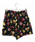 eYe COMME des GARCONS JUNYAWATANABE MAN LOUSY LIVIN (ラウジー・リヴィン) 綿ブロードプリント Wネームショーツ ブラック サイズ:M：7000円