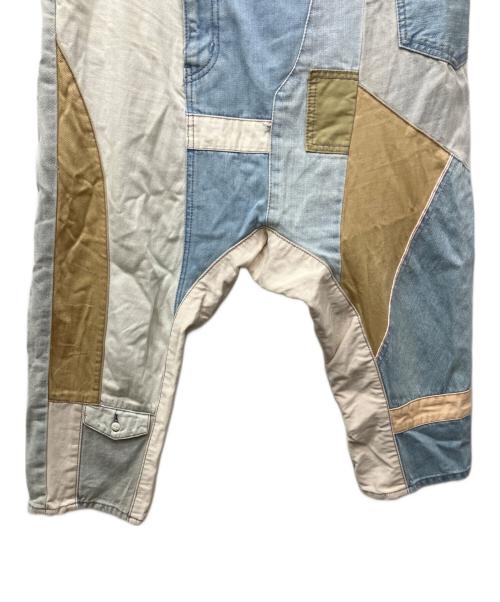NE-NET（ネネット）Ne-net (ネネット) パッチワークサルエルパンツ インディゴ サイズ:2の古着・服飾アイテム
